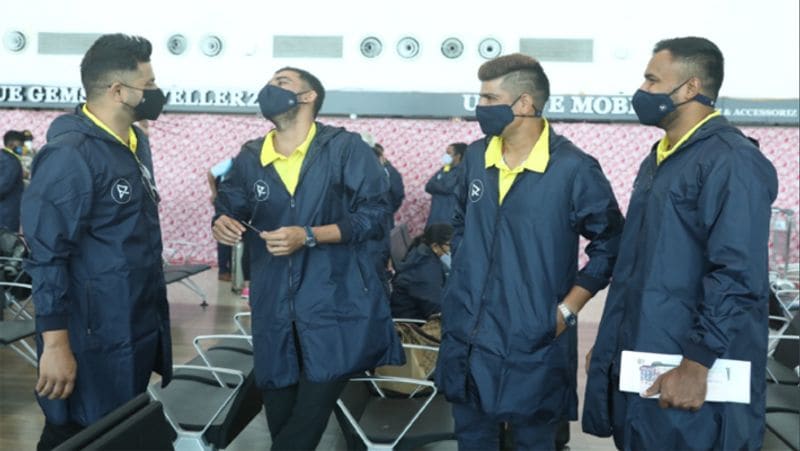 MS Dhoni And Other Teammates Reach Dubai For IPL 2021 Resumption, see pictures