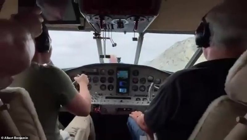 A stunt video from a plane going 147 mph at the age of 71