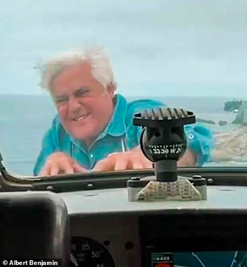 A stunt video from a plane going 147 mph at the age of 71