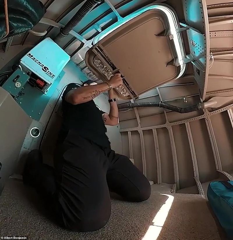 A stunt video from a plane going 147 mph at the age of 71