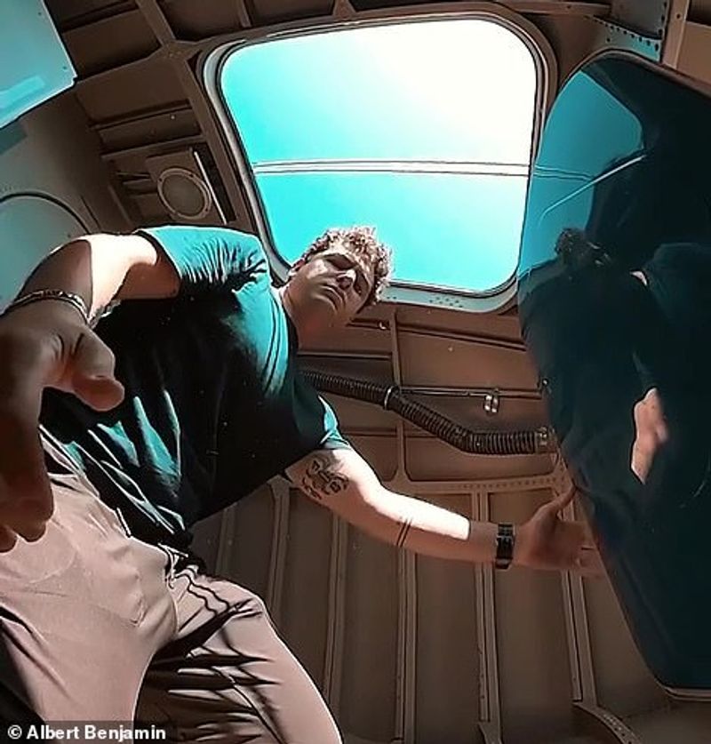A stunt video from a plane going 147 mph at the age of 71