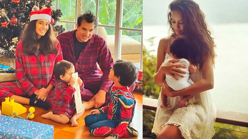 Lisa Haydon again posted breast feeding picture to give answer to troll bjc