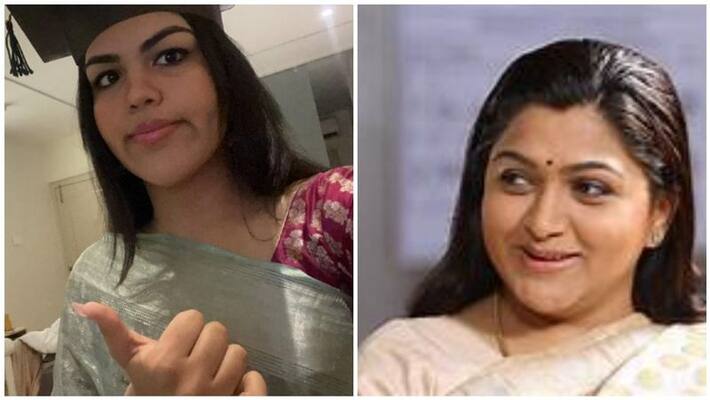 Kushboo share her emotional moment with fan Kushboo share her emotional moment with fan