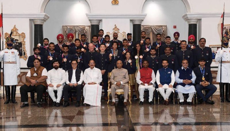 President Ram Nath Kovind congratulated the Indian Contingent of the Tokyo Olympics 2020