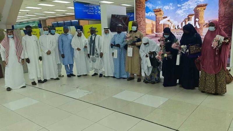 first batch of foreign umrah pilgrims reach saudi arabia after lifting travel ban