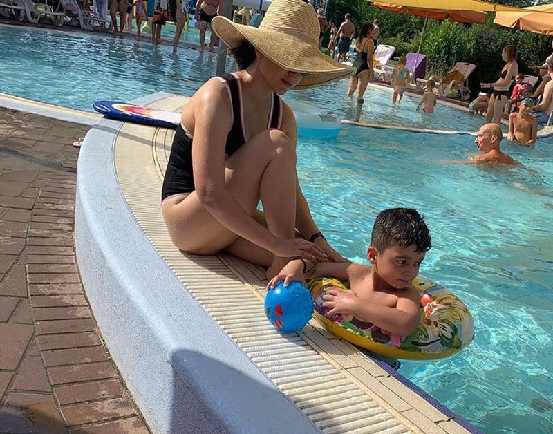 Kangana Ranaut goes for a happy day out with nephew Prithivi to water park dpl