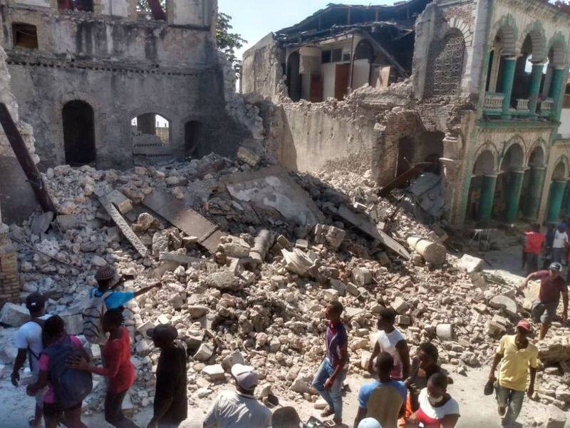 Haiti earthquake update buildings destroyed rescue operation underway gcw