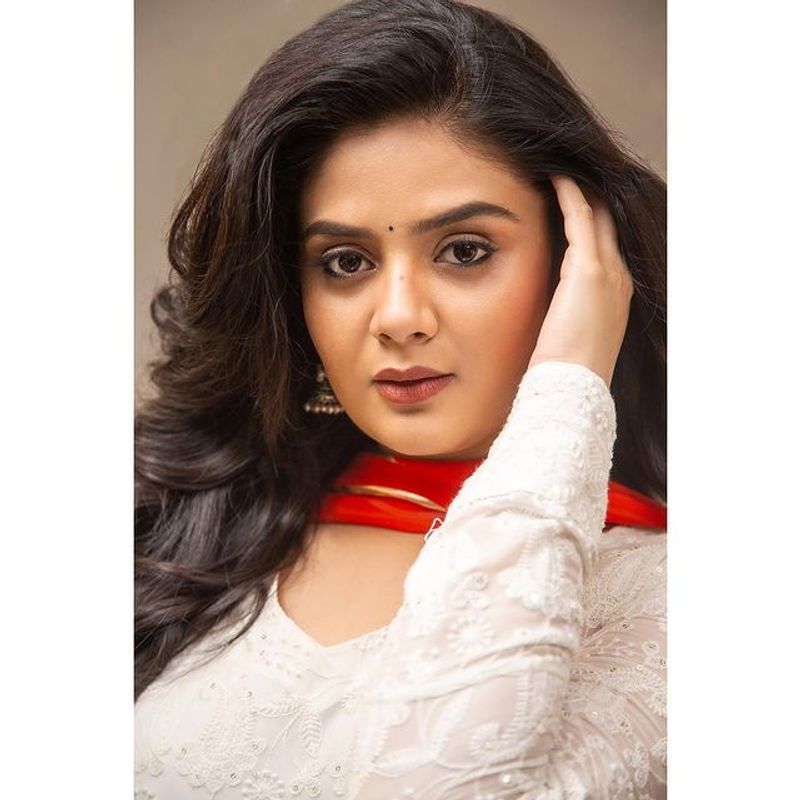 Sreemukhi Independence day dress photos
