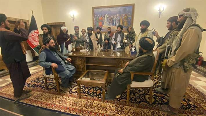 The Taliban entered the Presidential Palace .. President Ashraf Gani ran screaming .. War is over .. The Taliban entered the Presidential Palace .. President Ashraf Gani ran screaming .. War is over ..