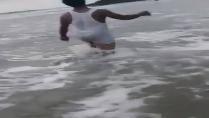 Young Boy From Visakhapatnam Drowns In Sea Young Boy From Visakhapatnam Drowns In Sea