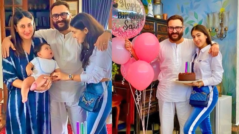 Kareena Kapoor Son Jehangir was seen staring at sister Sara Ali Khan