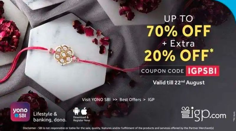 SBI customers can get BUMPER discount up to 70% on Rakhi gifts by using THIS CODE, extra 20% OFF for YONO users see how