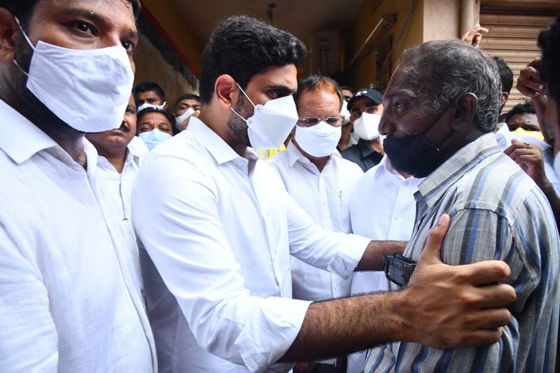 TDP Leader Nara lokesh Consults Ramyas Family Members