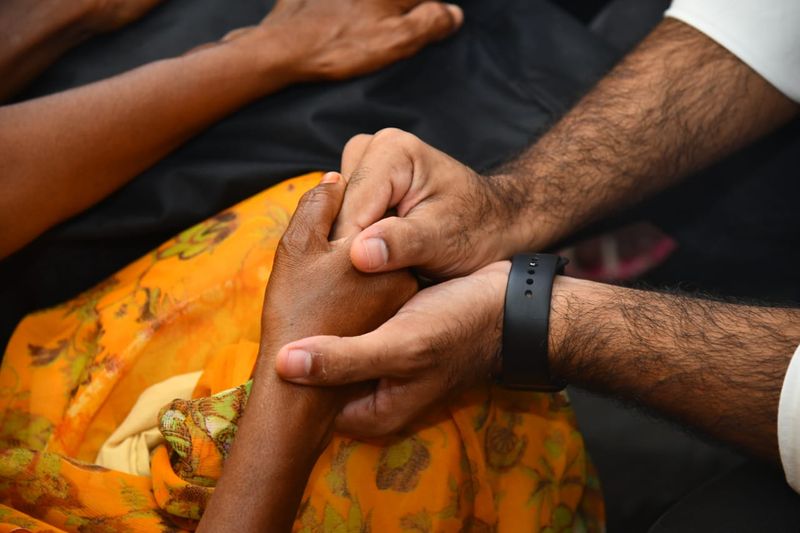 TDP Leader Nara lokesh Consults Ramyas Family Members