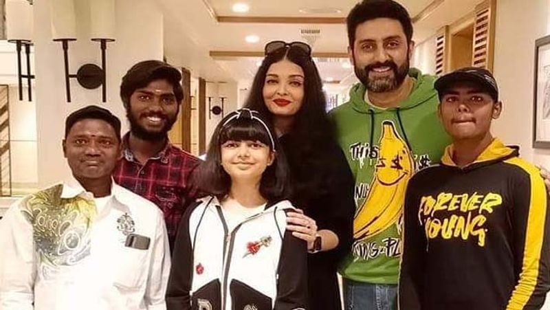 Aishwarya Rai with Abhishek and Aaradhya at cousin wedding