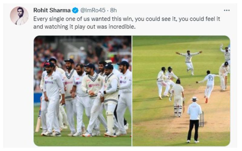 Virat Kohli to Mohammed Shami, Indian cricket team reaction after beat England in Lords Test spb
