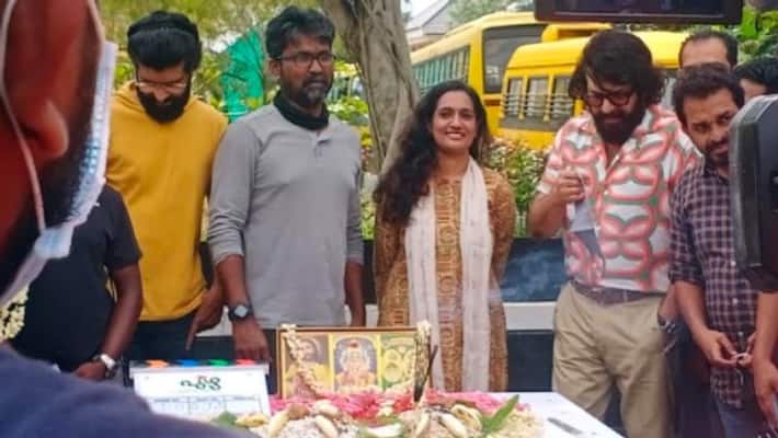 Mammootty Parvathy film puzhu begins Mammootty Parvathy film puzhu begins