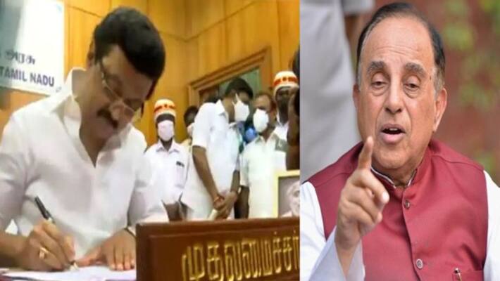 Subramaniam Swamy issued a stern warning to Stalin Subramaniam Swamy issued a stern warning to Stalin