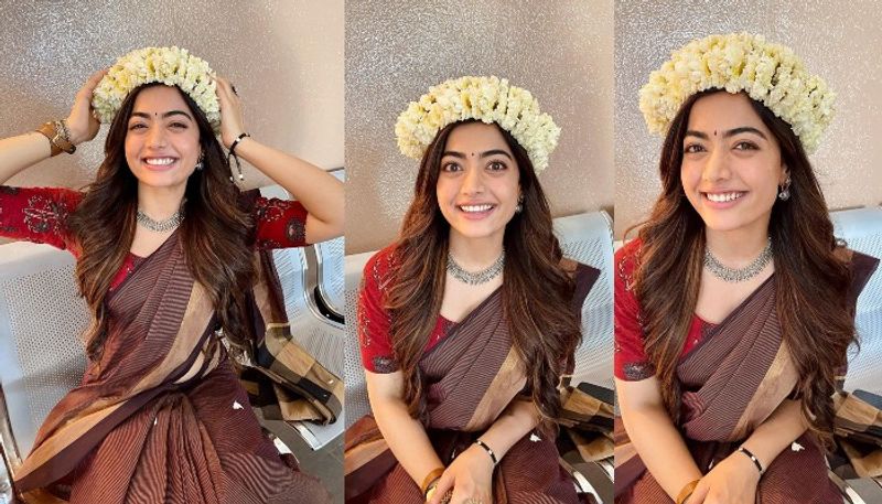 rashmika mandanna doing something crazy fans fidaa viral photos