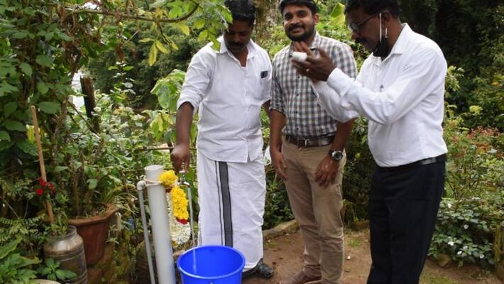 Six families waiting for drinking water connection for 50 years in munnar Six families waiting for drinking water connection for 50 years in munnar