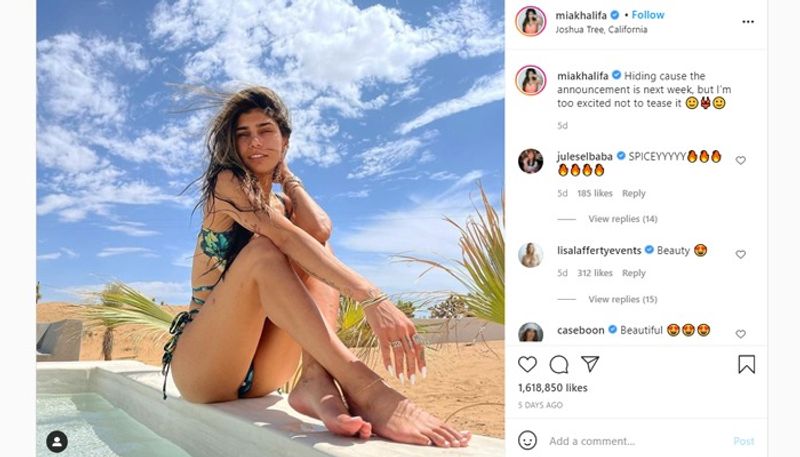 Hotness alert: Mia Khalifa's bold avatar in tiny bikini raises temperature (Pictures) RCB