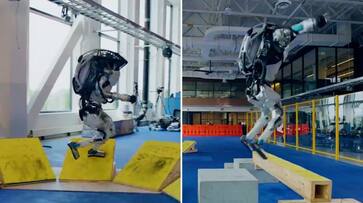 Boston Dynamics robots perform parkour stunts like a pro; leaves netizens amazed-tgy Boston Dynamics robots perform parkour stunts like a pro; leaves netizens amazed-tgy