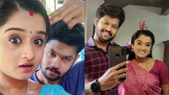 serial santhwanam fame achu sughand shared photo with gopika anil serial santhwanam fame achu sughand shared photo with gopika anil