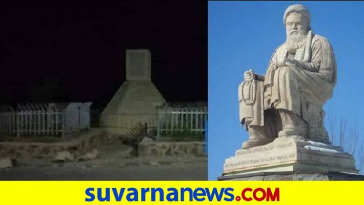 Taliban destroy statue of Shia foe from 1990s civil war pod Taliban destroy statue of Shia foe from 1990s civil war pod
