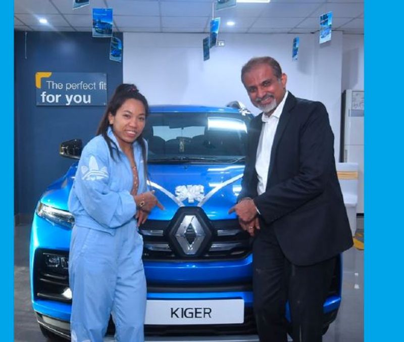 Kiger SUV: Renault India gifts Kiger SUV to Olympic medalist Mirabai Chanu, know its features