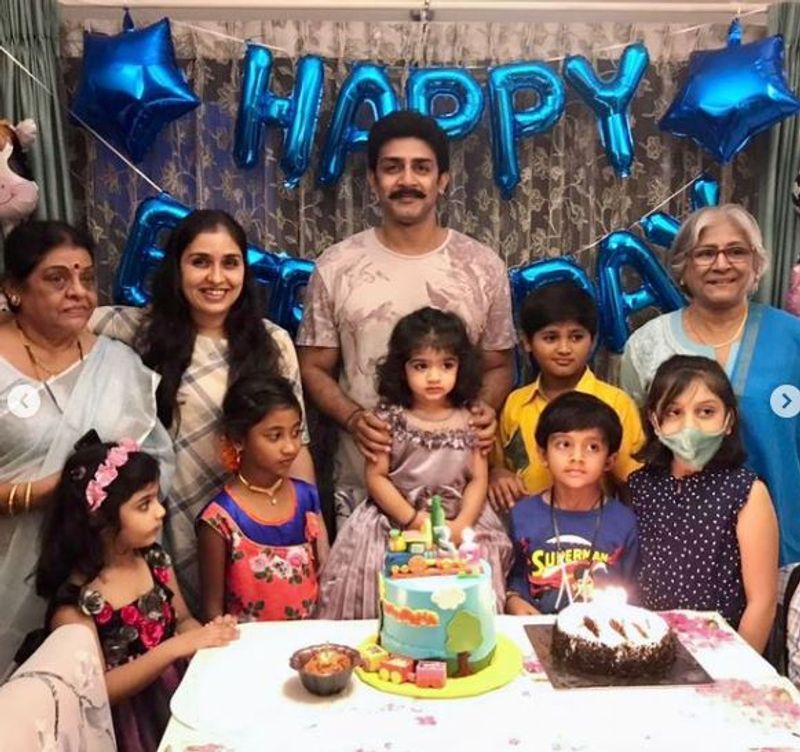 Kannada Anu Prabhakar Raghu Mukherjee daughter Nandana turns 3 years vcs