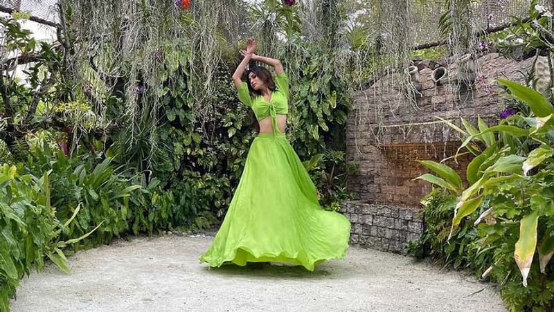 mouni roy looks stunning in bold dress enjoying holidays at beach