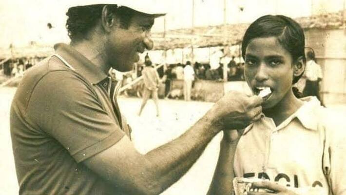 P T Usha remembering her favorite Coach O M Nambiar P T Usha remembering her favorite Coach O M Nambiar