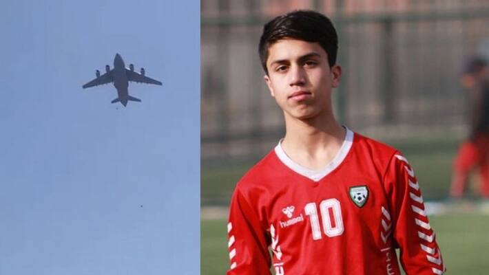 Afghanistan crisis footballer dies after he fell from the C 17 US military plane in Kabul ckm Afghanistan crisis footballer dies after he fell from the C 17 US military plane in Kabul ckm