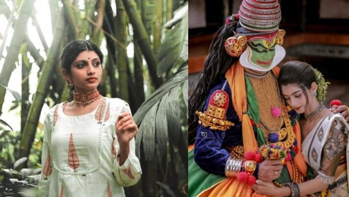 Father in Kathakali costume Shruti Rajinikanth shares the accompanying picture Father in Kathakali costume Shruti Rajinikanth shares the accompanying picture