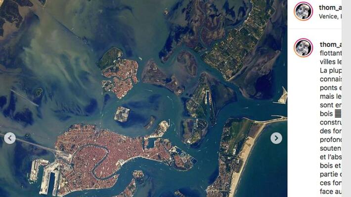 French astronaut shares photos of Venice from space gcw French astronaut shares photos of Venice from space gcw