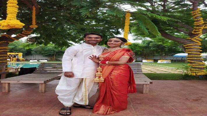 SRH pacer Sandeep Sharma gets married to Tasha Sathwick SRH pacer Sandeep Sharma gets married to Tasha Sathwick