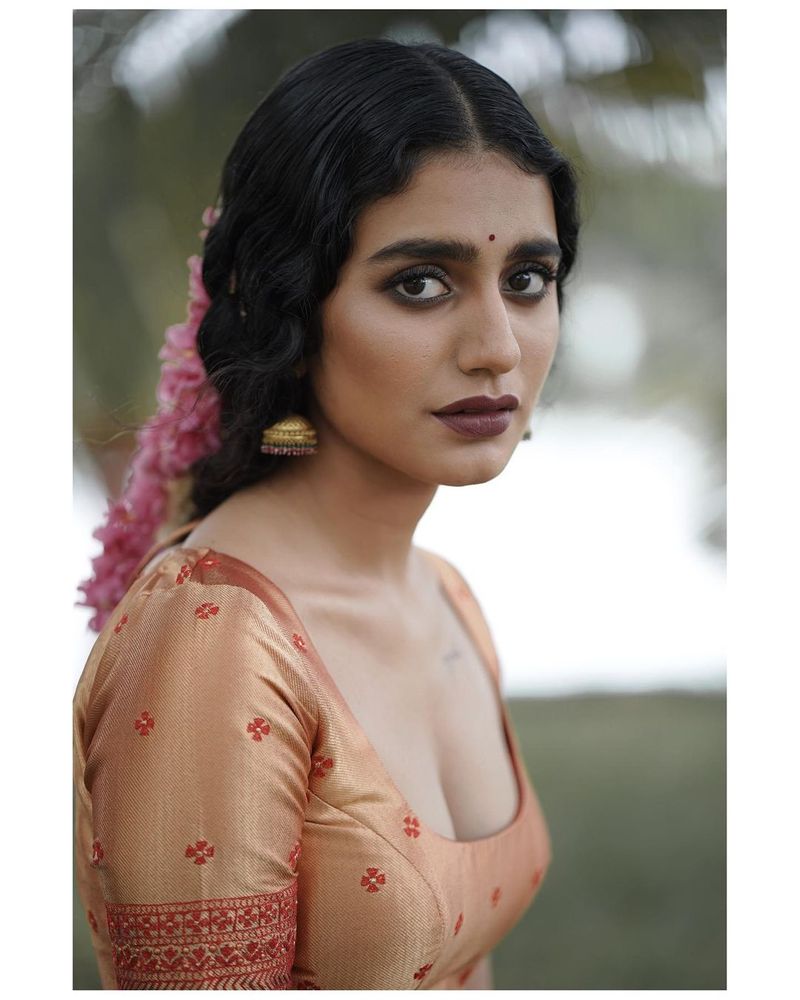 Priya Prakash Varrier redefines beauty in traditional lehenga and gives fashion cues for Onam mah