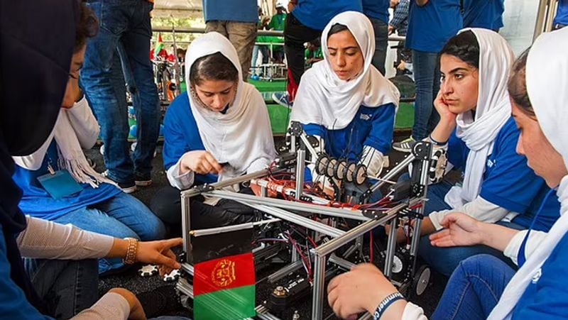 Taliban Terror 60 year old woman rescues 10 girls working on Afghanistan robotics team from Kabul