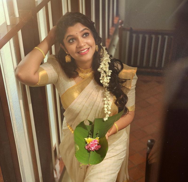 athulya and aparna balamurali onam special photos