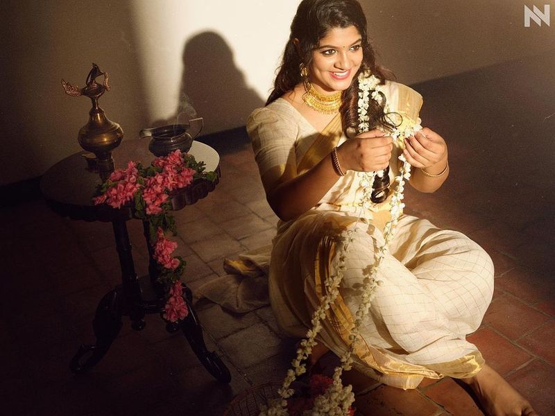 athulya and aparna balamurali onam special photos