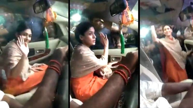 kathuvaakula rendu kadhal shooting spot photo goes viral