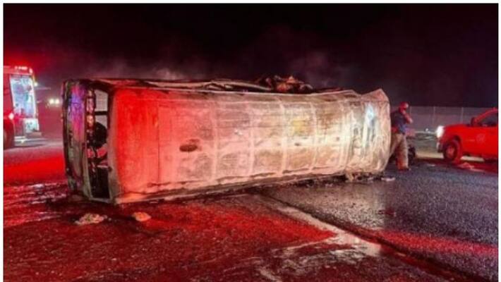 five dead and 15 injured in Kuwait road accident five dead and 15 injured in Kuwait road accident