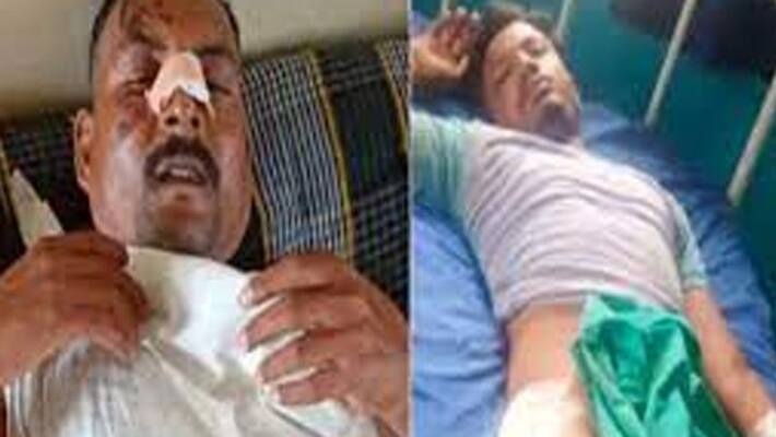 rajasthan scorpio climbs on check post staff by mafia on Illegal mining rajasthan scorpio climbs on check post staff by mafia on Illegal mining