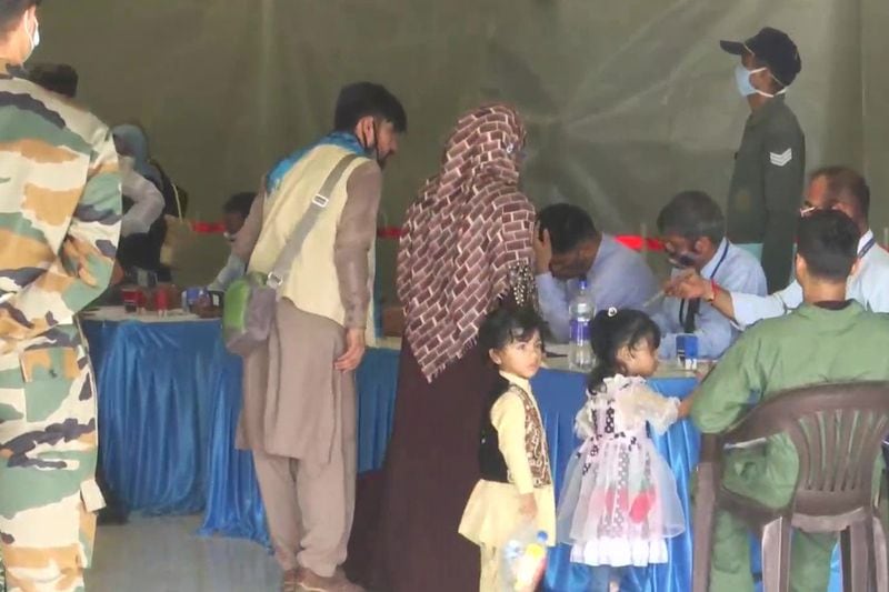 These pictures of Indian citizens returned from Afghanistan will make emotional