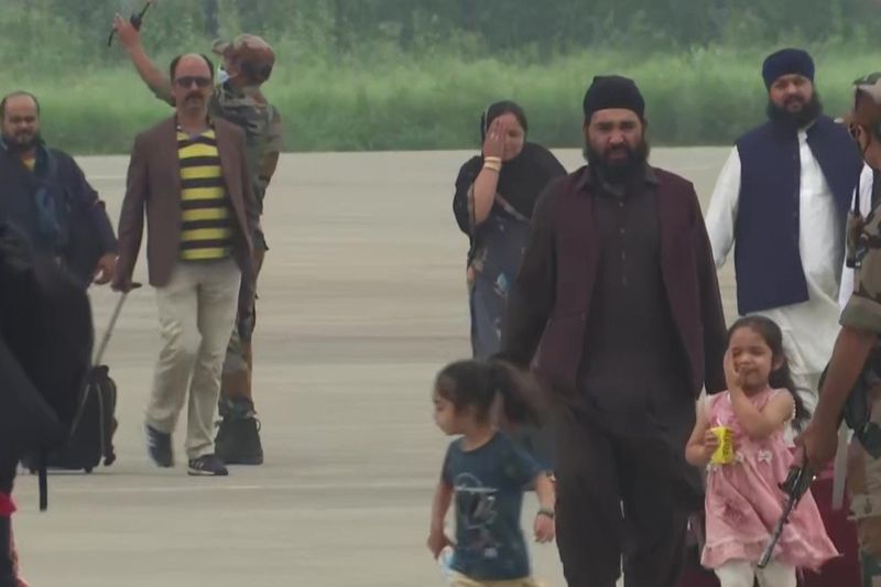 These pictures of Indian citizens returned from Afghanistan will make emotional