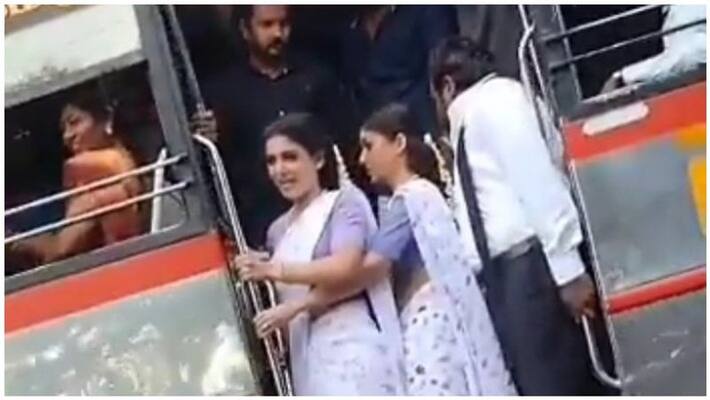 nayanthara samantha and vijay sethupathi shooting spot video goes viral nayanthara samantha and vijay sethupathi shooting spot video goes viral