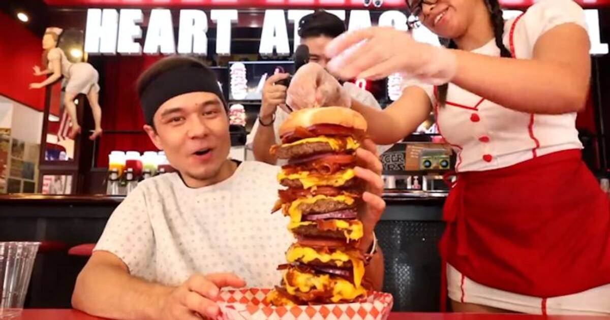 Man eats 20,000calorie burger, sets new record time; watch the video
