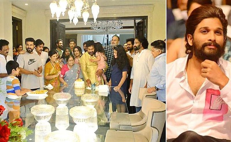 allu arjun is not a mega hero thats way he skips chiranjeevi bday celebrations