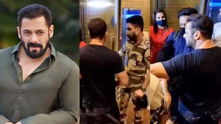 Salman khan stopped by CISF jawan for document verification at airport is now in trouble Salman khan stopped by CISF jawan for document verification at airport is now in trouble