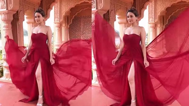 mithun chakraborty daughter in law madalsa sharma did a photoshoot in bold outfit but dress created her a problem